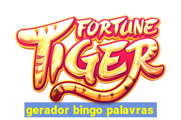 gerador bingo palavras